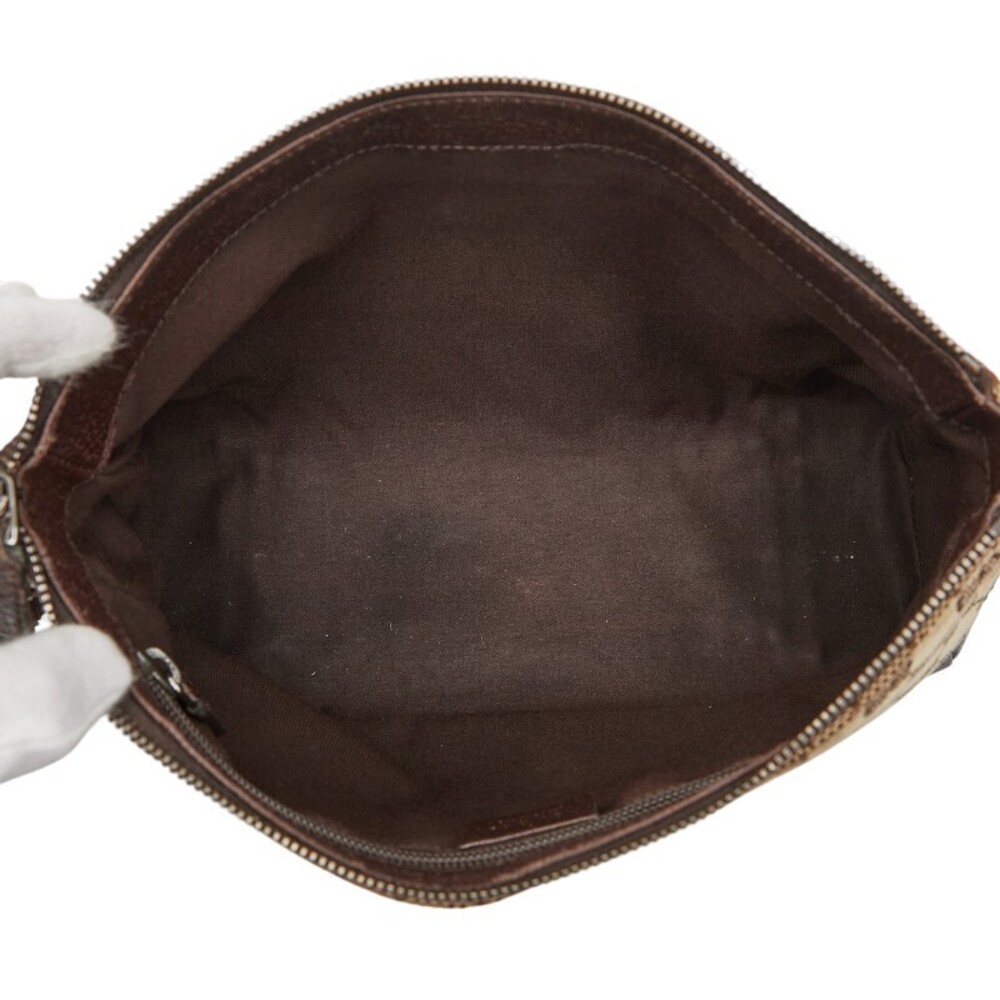 Gucci GG Brown Crossbody Leather Bag Shoulder Canvas - Picture 9 of 9